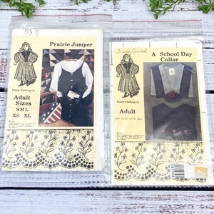 Vintage Prairie Clothing Co Adult Pattern Set